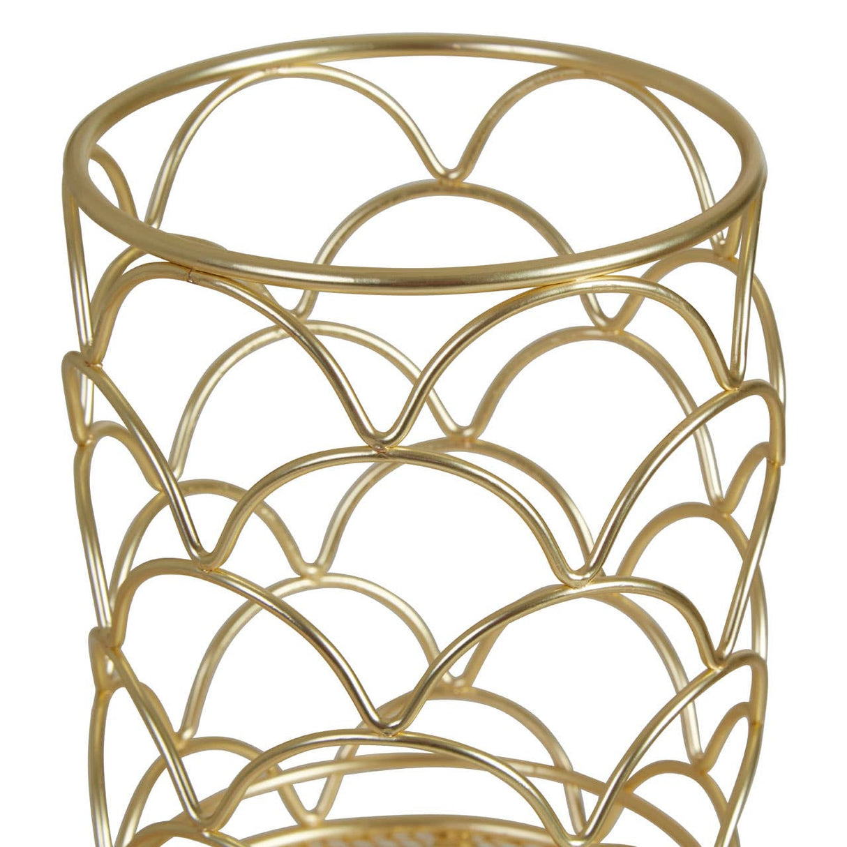 Vertex Deco Matte Gold Utensil Holder