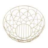 Vertex Deco Fruit Basket Matte Gold