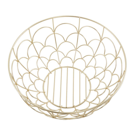 Vertex Deco Fruit Basket Matte Gold