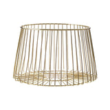 Vertex Deco Matt Gold Small Fruit Basket