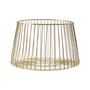 Vertex Deco Matt Gold Small Fruit Basket