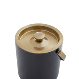 Mixology Black And Gold Finish Ice Bucket