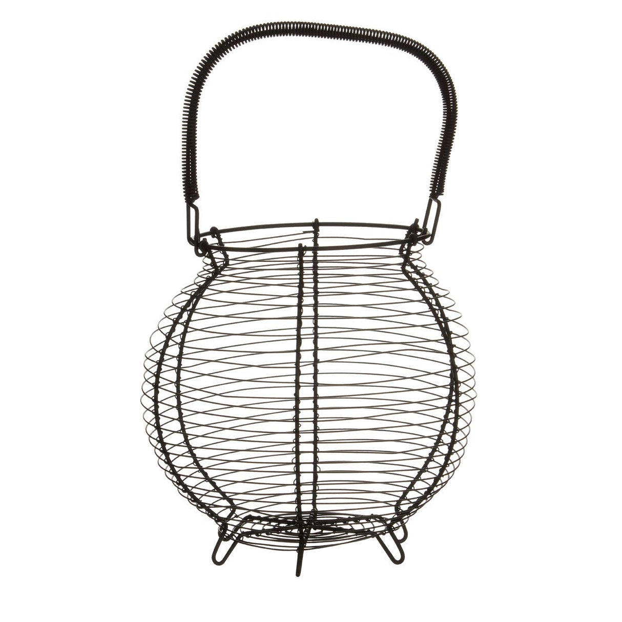 Hygge Matte Black Egg Basket