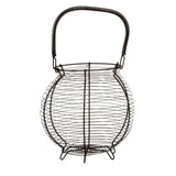 Hygge Matte Black Egg Basket