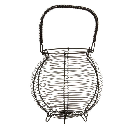 Hygge Matte Black Egg Basket