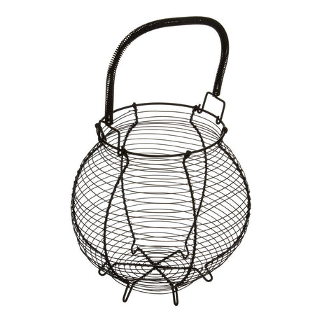 Hygge Matte Black Egg Basket