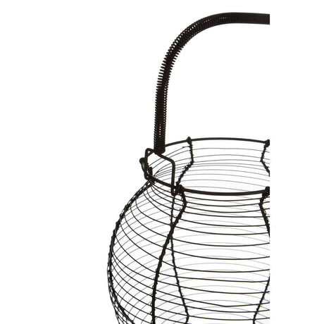 Hygge Matte Black Egg Basket