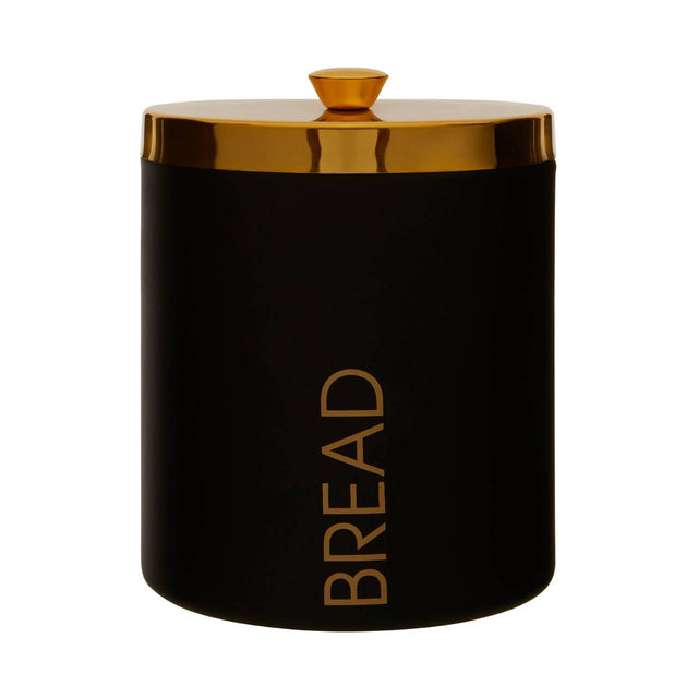 Liberty Black Enamel Finish Bread Bin