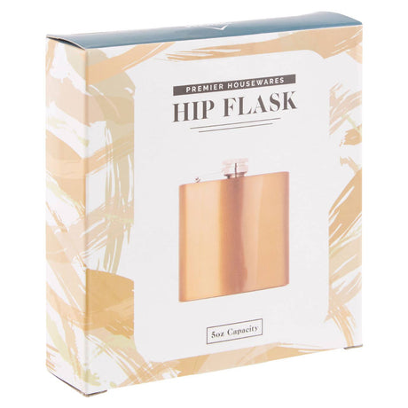 Auden 5Oz Gold Finish Hip Flask
