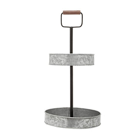 Drummond Two Tier Cake Stand With Handle