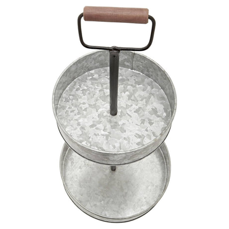 Drummond Two Tier Cake Stand With Handle