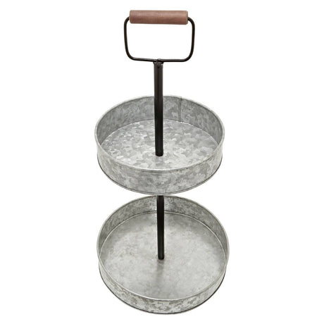 Drummond Two Tier Cake Stand With Handle