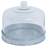 Drummond Cake Plate With Glass Cover