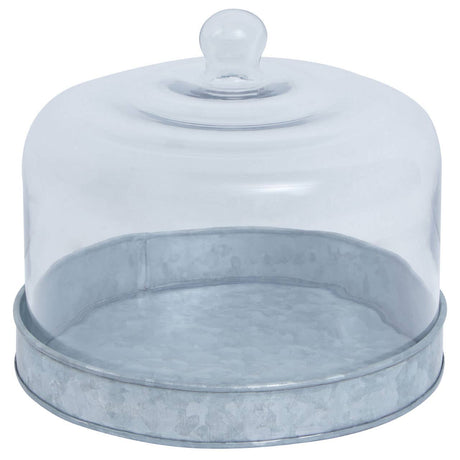 Drummond Cake Plate With Glass Cover