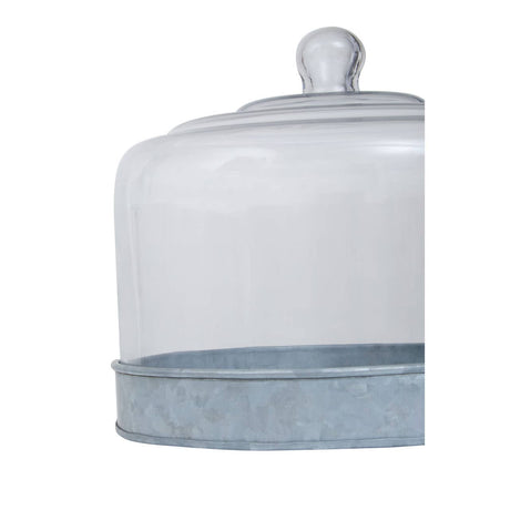 Drummond Cake Plate With Glass Cover