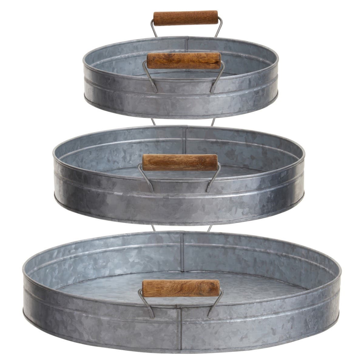 Drummond Three Piece Round Tray
