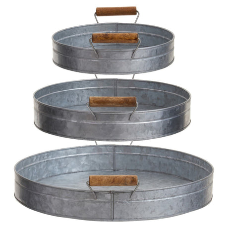 Drummond Three Piece Round Tray
