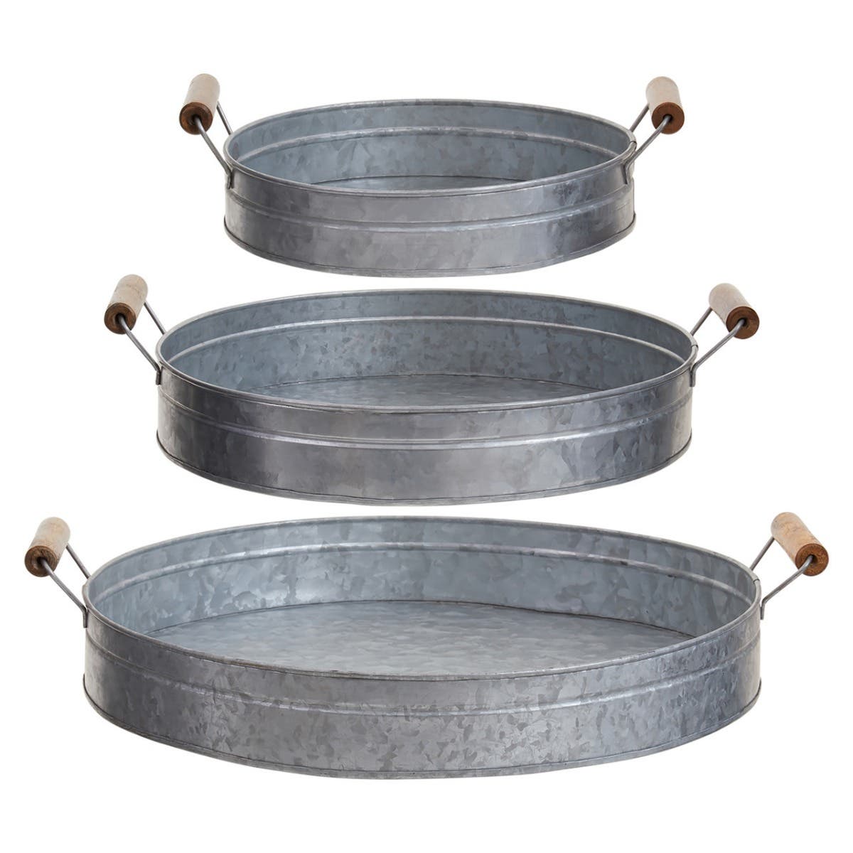 Drummond Three Piece Round Tray