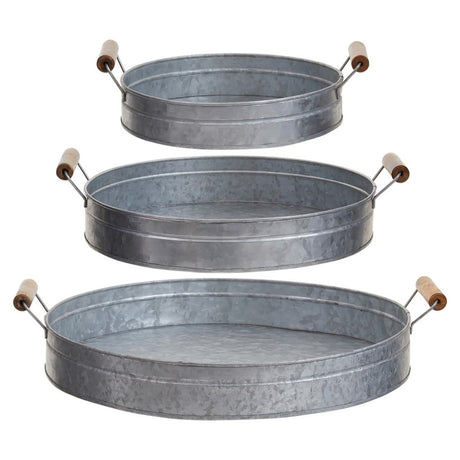 Drummond Three Piece Round Tray