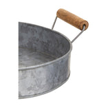 Drummond Galvansied Steel  Round Tray