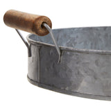 Drummond Galvansied Steel  Round Tray