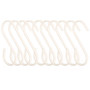Set Of Ten Sorello Matt White Hooks