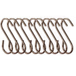 Sorello Chrome Hanging Hooks - Set of 10