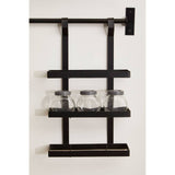 Sorello Matte Black Three Level Hanging Rack
