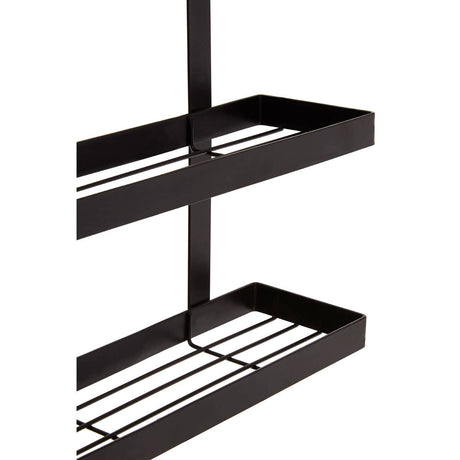 Sorello Matte Black Three Level Hanging Rack