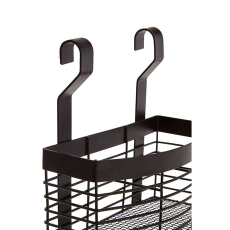 Sorello Matte Black Hanging Storage Basket