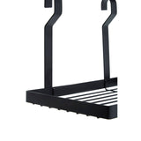 Sorello Matte Black Single Shelf Storage Rack