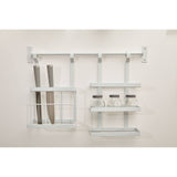 Sorello White Iron Three Level Hanging Rack