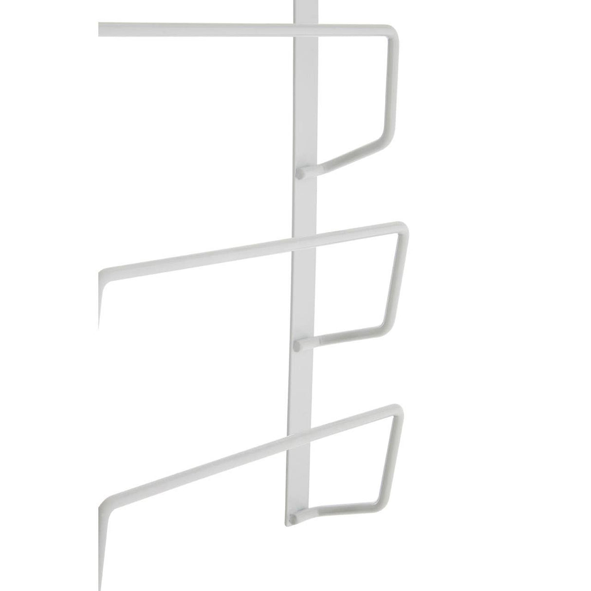 Sorello White Iron Hanging Pan Lid Rack