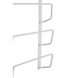 Sorello White Iron Hanging Pan Lid Rack
