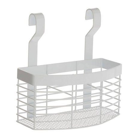 Sorello White Iron Hanging Storage Basket