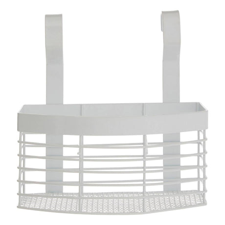 Sorello White Iron Hanging Storage Basket