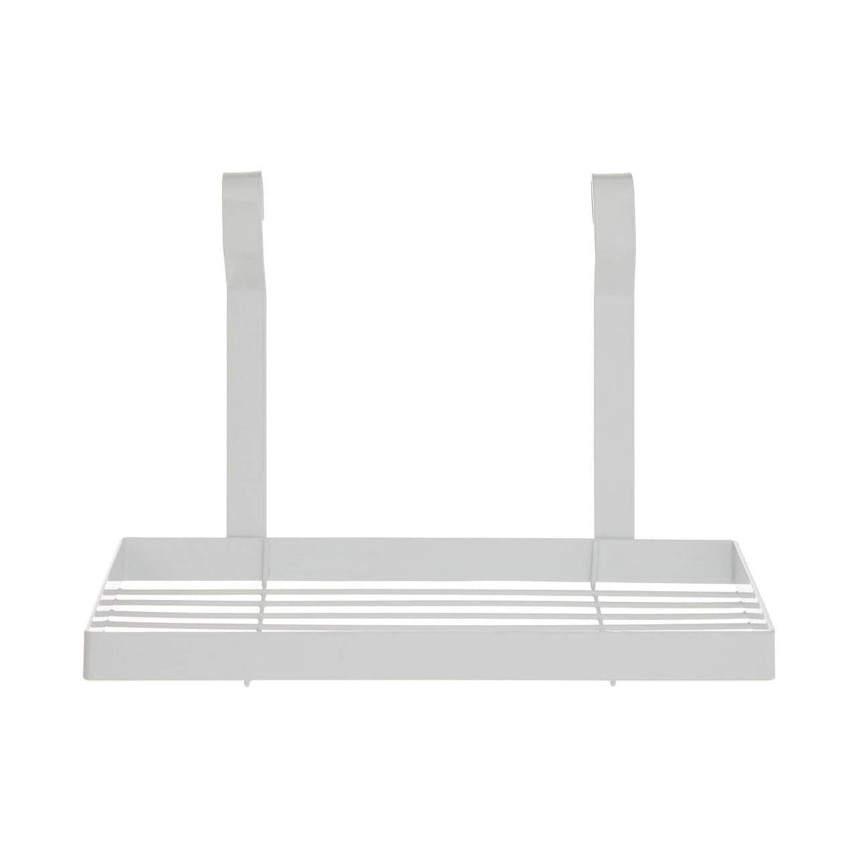 Sorello White Iron Single Shelf Storage Rack