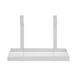 Sorello White Iron Single Shelf Storage Rack