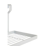 Sorello White Iron Single Shelf Storage Rack
