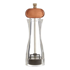 Salt / Pepper Small Clear Copper Mill