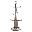 Vertex Black Nickel Finish 6 Cup Mug Tree