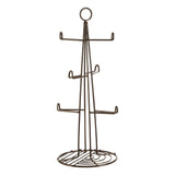 Vertex Black Nickel Finish 6 Cup Mug Tree