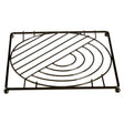 Vertex Black Nickel Finish Square Trivet