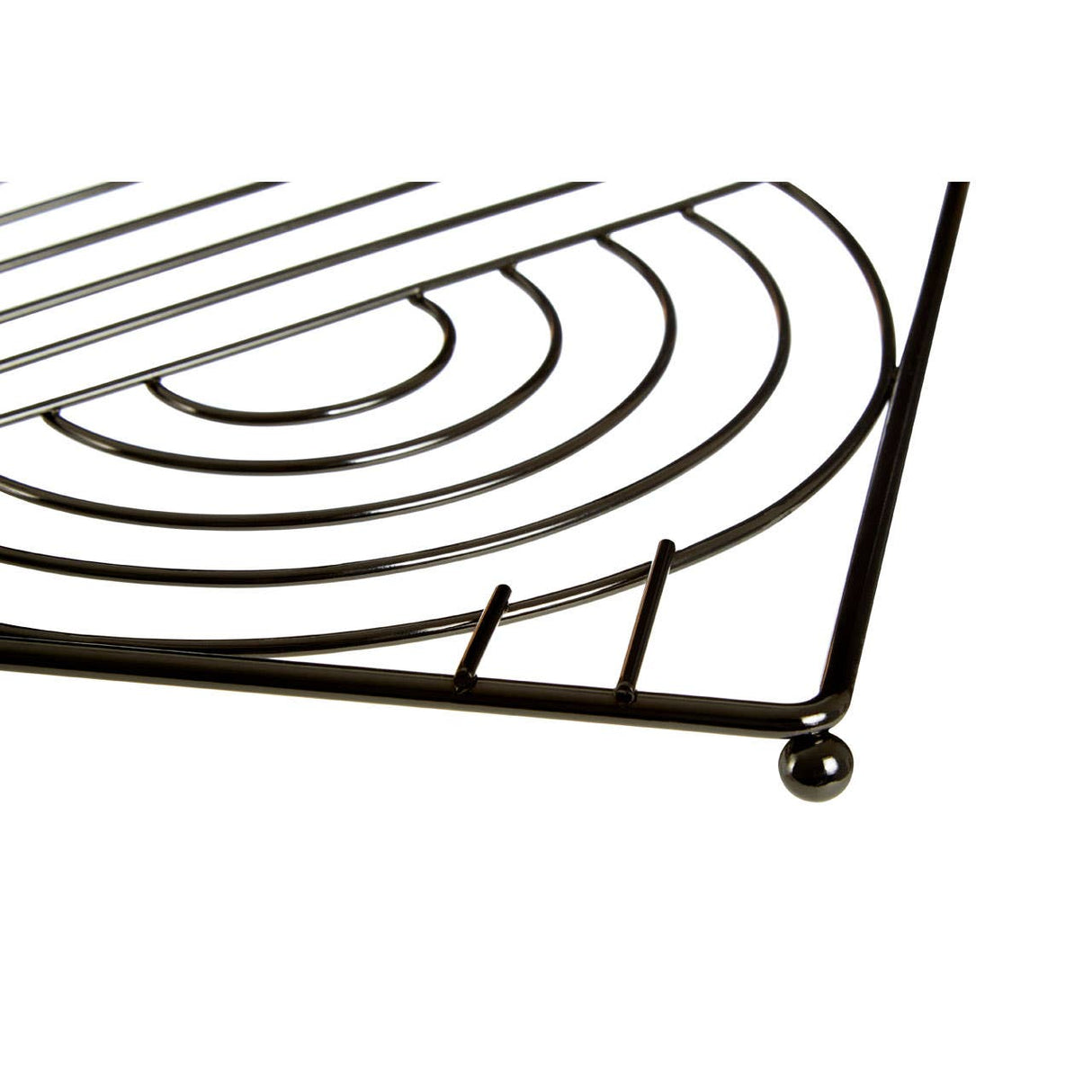 Vertex Black Nickel Finish Square Trivet