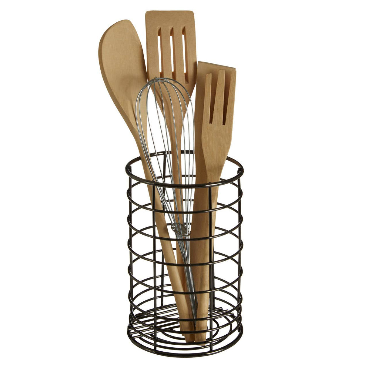Vertex Black Nickel Finish Utensil Holder