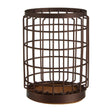 Vertex Round Bronze Coated Utensil Holder