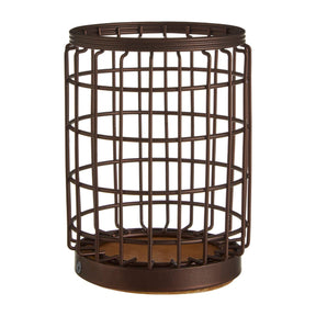 Vertex Round Bronze Coated Utensil Holder