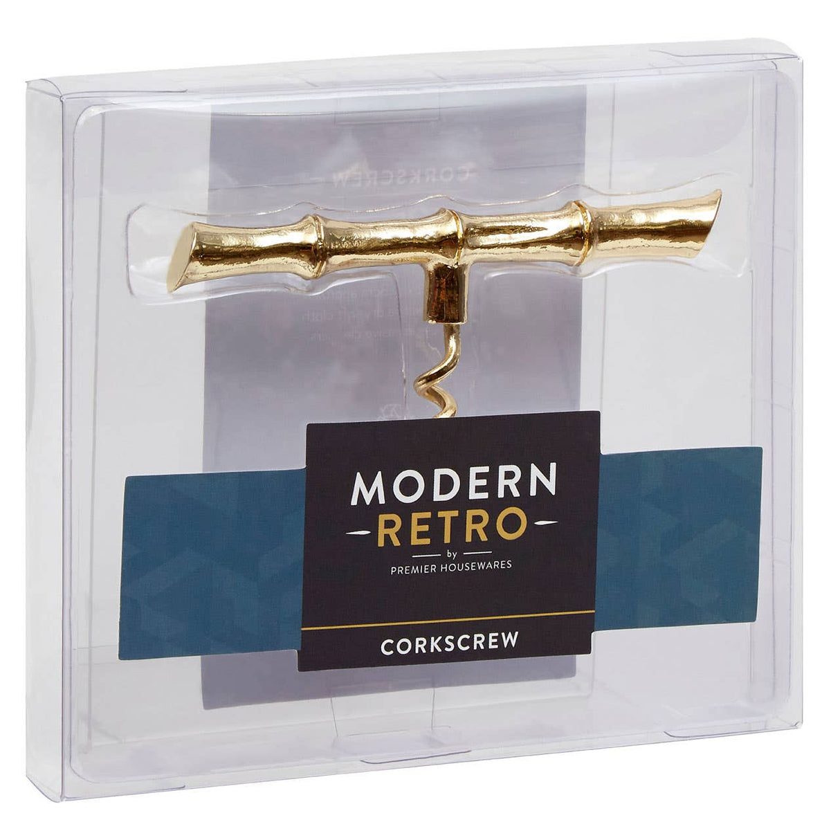 Modern Retro Bamboo Design Corkscrew