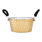 Miressa Large Gold Finish Party Bucket