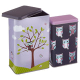 Happy Owls Storage Canisters - Set of 2